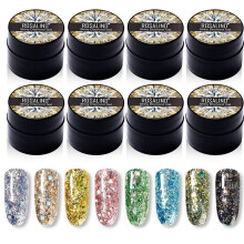 (A531) ROSALIND 5ML Shiny Glitter Nail Polish Nail Art UV LED Gel Hybrid Varnish