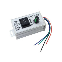 Controlador de Velocidade de Motor  9V-60V PWM  20A 1000W Controle de Velocidade para Frente e para Trás Interruptor de Pausa  9V-60V 775 795