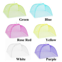 (Purple) Large White Kitchen Craft 51cm Folding Umbrella Food Cake Net Cover