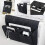 (Light gray) Felt Bedside Table Storage Bag Remote Control Book Organizer Sofa Hanging Tablet Holder 2
