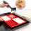 (Square) Silicone Waffle Cookie Mold Muffin Cake Mould Kitchen Baking Tools Bakeware 3