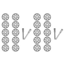 20Pcs Accessoires 20mm Disque de Coupe À Diamant pour Disque de Roue de Meule En Métal  Scie Circulaire pour Outil Rotatif de Forage