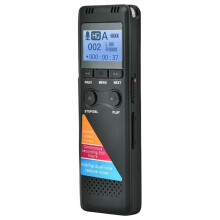 8GB Audio Recorder MP3 Speler Spraakbesturing Digitale Spraakrecorder Capaciteit Geactiveerde Recorder met Afspelen voor Vergadering