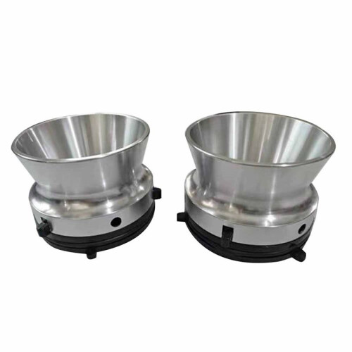 1 Par de Adaptador de Cubo NAB de 1/4 de Polegada e 10 Polegadas para Studer ReVox, Dispositivo de Carregamento Universal de Alumínio Prata