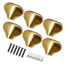 6 PièCes SéRies Alliage de Zinc Guitare éLectrique RéGlage Capuchon de Chevilles Accordeurs Boutons de Rechange pour TêTe de Machine Boutons