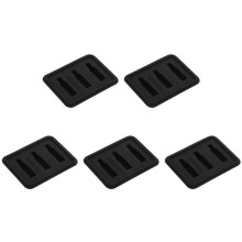 5X Ballate Acustiche Chitarra Classica Mute Pad Pratica Silicone Silenziatore per Chitarra Strumenti Musicali Guita Parti e Accessori