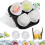 (Grey rose) Maker Round Sphere Tray Mold Cube Whiskey Ball Silicone 3