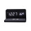10W Multifunctional LED Wireless Charging Alarm Clock Silent Clock Electronic Clock Wireless Charging Thermometer-Black 1