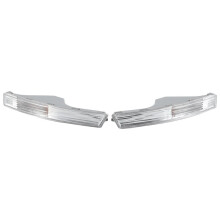 Front Bumper Side Turn Signal Indicator Light Cover Compatible For-   B6 2006-2010 Sedan Wagon Model 3CD953041A 3CD953042A 1 Pair