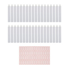 36 Tubes de Peinture Vides en Aluminium de 20 Ml, Tubes de Peinture Dentifrice Vides pour Peinture à L'Huile
