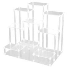 Transparenter Acryl-Displayständer für Handliche Blindboxen, Geeignet für Puppen, Spielzeug, Kosmetik, Desserts, Tischpräsentation