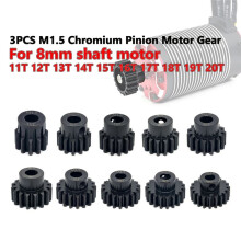 1ST MotorväXel M1.5 8Mm 20T PinjongmotorväXel för 1/5 1/6 RC Bil RC 55 56-Serien Motor BorstlöS Motor