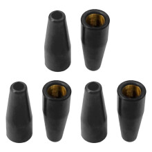 Ensemble de 6 Buses de Soudage à Fil Fourré pour MB15 14AK 15AK, Buse en Laiton pour Soudage MIG avec Orifice Conique
