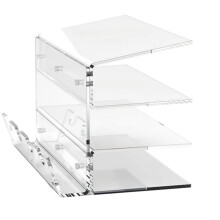 Support de Bureau Multifonctionnel en Acrylique pour Tablette, Clavier et Souris D'Ordinateur