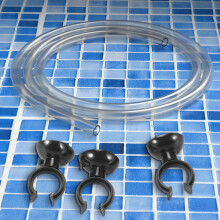 SODIAL(R) 10 Pcs Noir ventouse support 20mm Dia Tube aerienne pour Aquarium