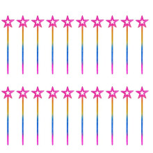 Baguette Magique Multicolore, Baguette de Fée, Accessoires de Décoration de Fête de Vacances pour Enfants, Accessoires de Spectacle de Danse