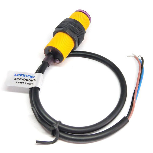 Smart Car Robot E18-D80NK Infrared Obstacle Avoidance Photoelectric Sensor Proximity Switch 3-80cm Detection Range Adjustable 2