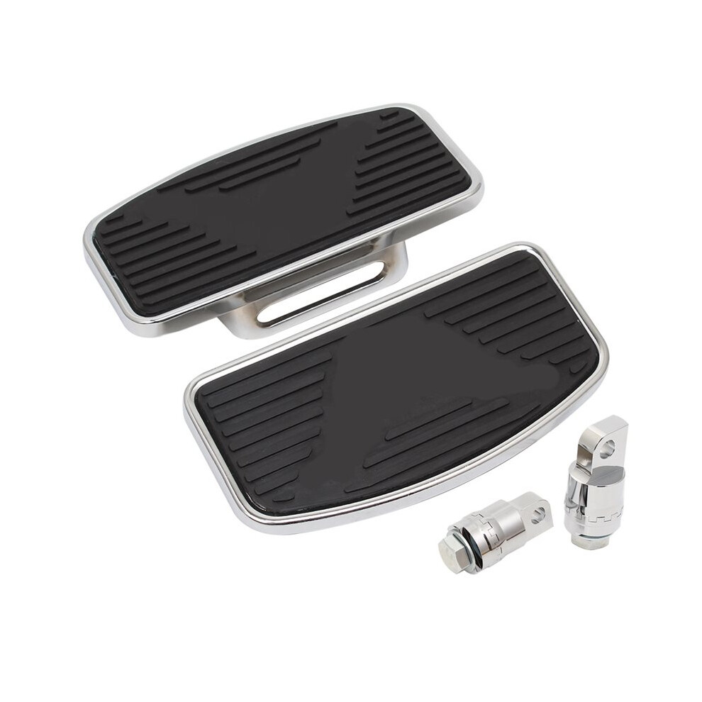 Adjustable Motorcycle Adjustable Passenger Floorboard Mount-Style Foot Rest Floorboards For Dyna Electra Glide 6033113249053