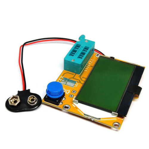 LCR-T4 Backlight LCD Display Transistor Tester Diode Triode Capacitance ESR Meter 2