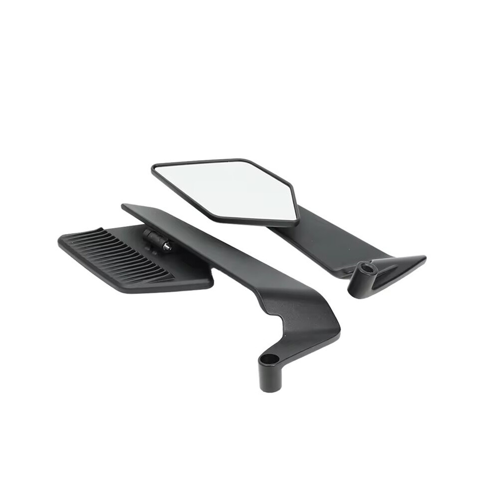 Saudism Motorcycle Side View Mirror For Z500 Z900 Z800 Z750 Z650 Z400 Z300 Z250 Z125 Rearview Mirrors Rotate Adjustable