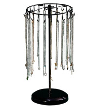 Iron Jewelry Rack, Rotating Necklace Display Rack, Jewelry Storage Rack, Suitable for Earrings, Bracelets, Etc B