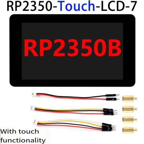 For Raspberry Pi  2 RP2350B 7" Capacitive Touch Screen LCD 800x480 Display Development Board B