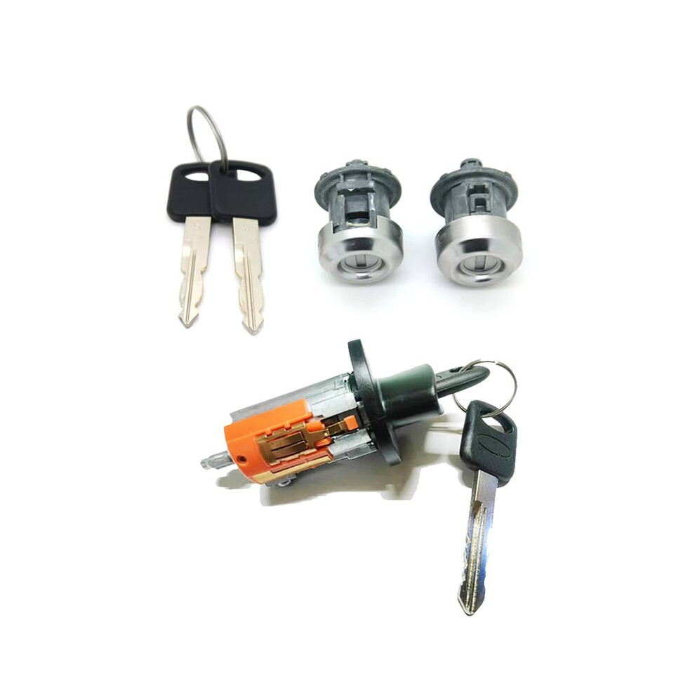 707624 703362 Ignition&Door Lock Cylinder Set For F150 F250 F350 E150 E250 E350 E450 E550 Saudism