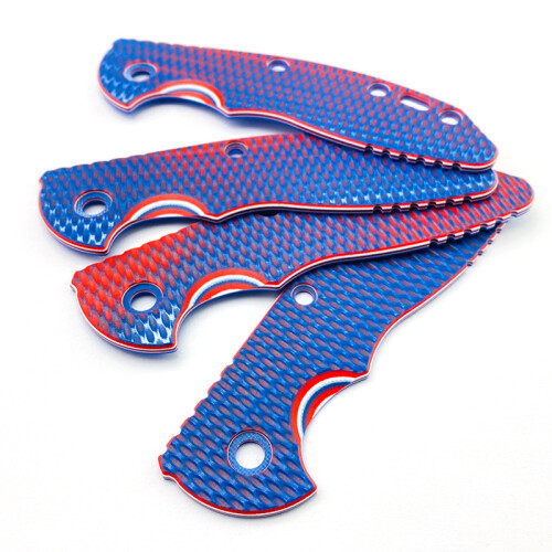 (A) Folding Knife Handle Patch DIY Patch Making for Rick Hinderer XM18 3.5'' 1