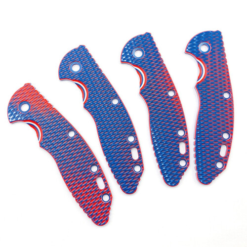 (A) Folding Knife Handle Patch DIY Patch Making for Rick Hinderer XM18 3.5'' 2