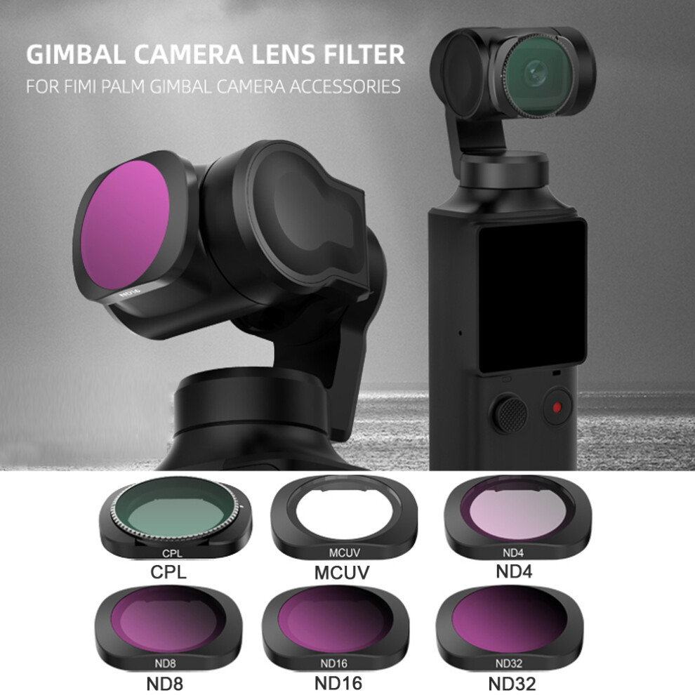 (4Pcs/Set (Nd4+Nd8+Nd16+Nd32)) Camera Lens Filter Mcuv Nd4 Nd8 Nd16 Nd32 Cpl Kit For Fimi Palm Gimbal Handeld 110691463135