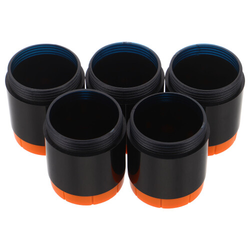 5Pcs Durable Black Wireless Mic Bottom Shell Protective Sleeve for Ktv