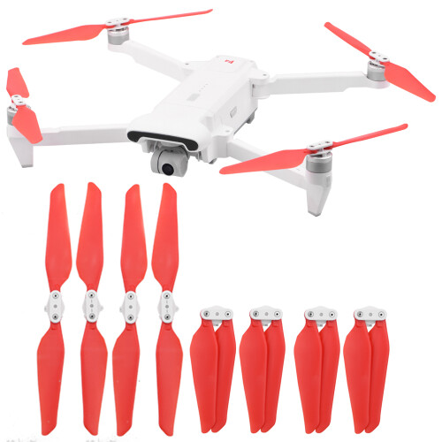 (Red) 2pair Quick-release Foldable Propeller for Xiaomi FIMI X8 SE RC Drone 2