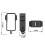 TELESIN Frame Case w/ Cold Shoe Bracket Mount for DJI Action 2 Dualscreen Camera 8