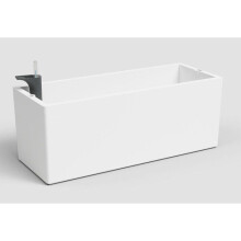 Blumentopf mit automatischem Bewässerungssystem RIMINI SWS - Kunststoff - Weiß - Rechteckig - 51x20xH20cm - Innen/Außen - ARTEVASI