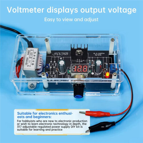 Adjustable Voltage Regulator Power Module with LED Digital Display,Variable Voltage Inverter DIY for Lab,Hobby-EU Plug 2