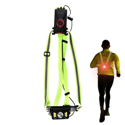 Ultra Bright LED Running Vest with Rechargeable Battery, Adjustable  Angle 2