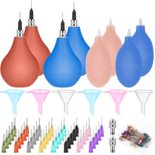 Kit de 156 Outils et Fournitures pour Poterie: Applicateurs à Embouts en Céramique, Flacons à Barbotine, Outils pour la Décoration D'Argile