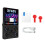 XF40V Retro Handheld Game Console 4.0 Inch IPS Screen WiFi Retro Gaming Console Linux System 128G  Arcade Black 1