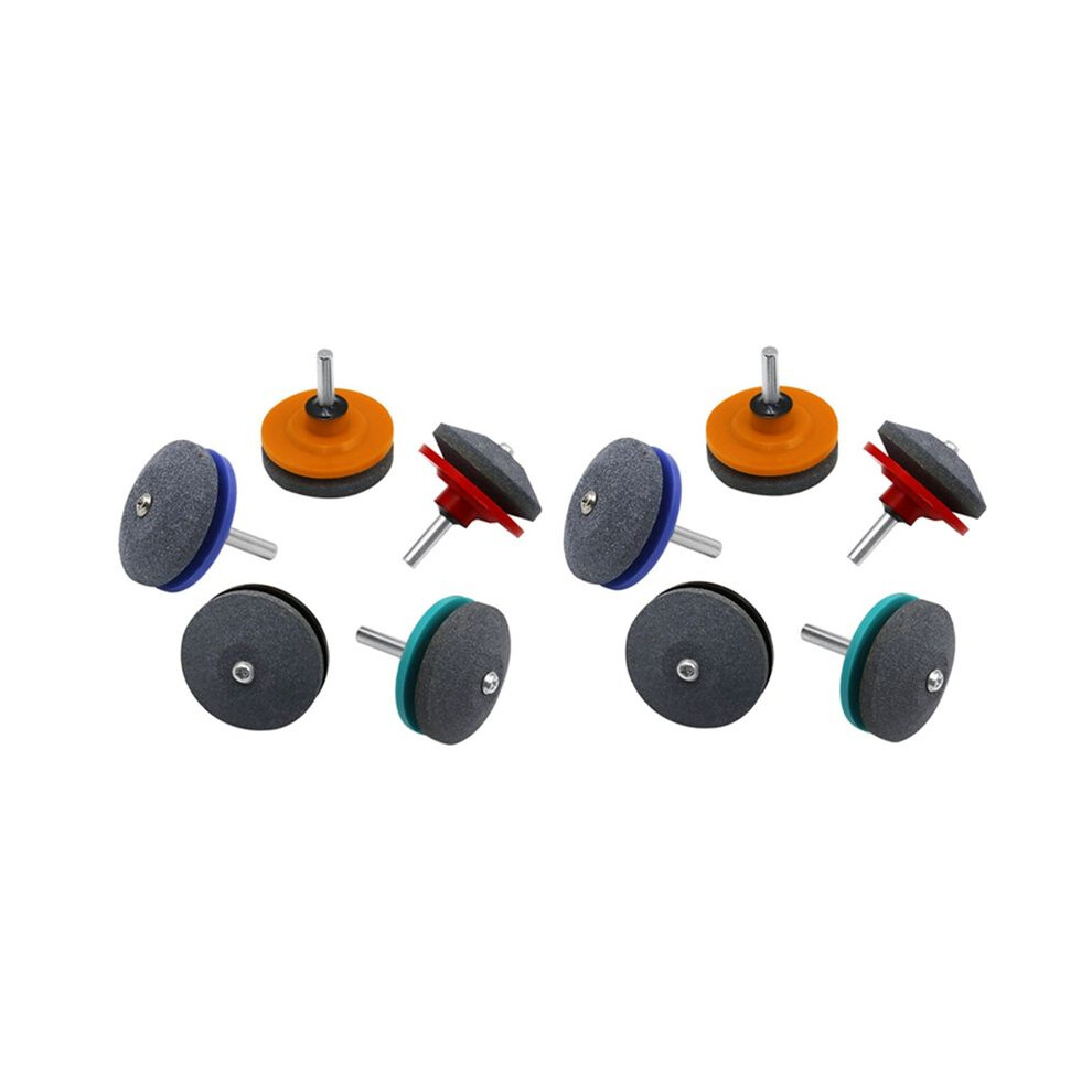 Sharpening Made Easy: Electric Lawn Mower Sharpener With Wear-Resistant Grinding Heads And Grinding Stone 6034191791755