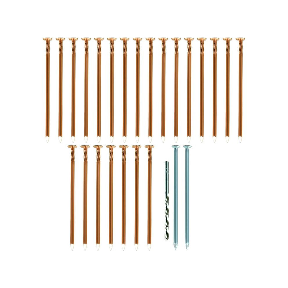 Copper Nails To Killing Trees,3.5 Inch Pure Copper Nails Bulk,Stump Removal Spikes Hardware Nails For Trees 4712401101311