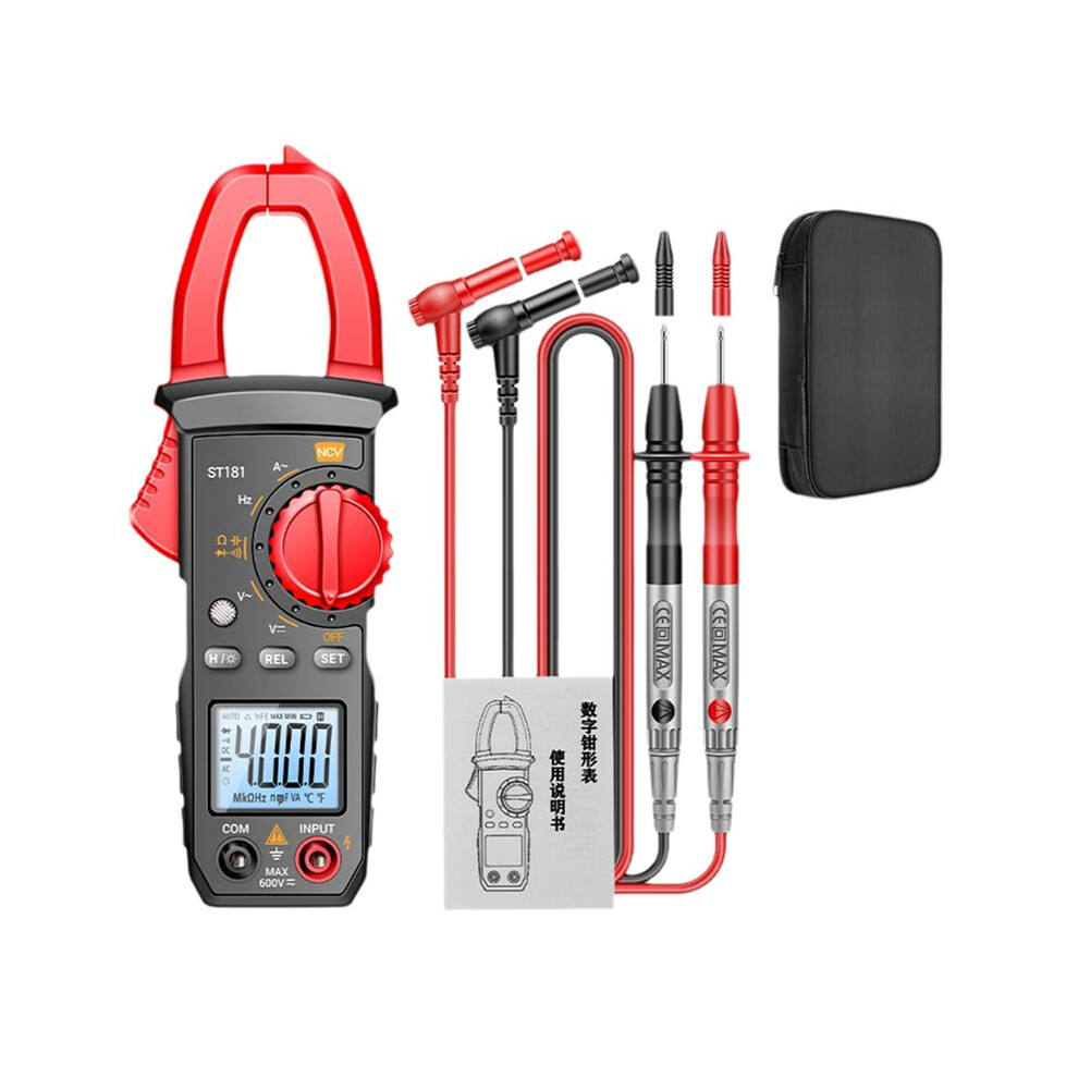 Intelligent Digital Clamp Meter High Precision Multimeter 400A Ac/ Clamp Meter Digital Display Backlight Clamp Meter 4714239774019