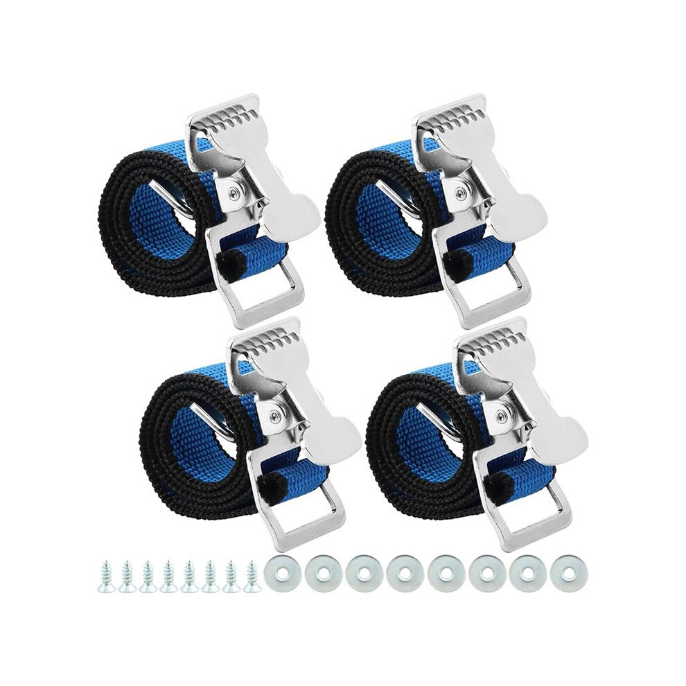 4Pcs Drywall Stilts Straps, Leg Band Straps Drywall Foot Band Straps Kit Nylon Leg Fixation Strap Replacement Part 4714039206970