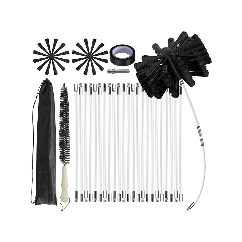 Chimney Sweep Kits, Dryer Vent Cleaning Kits, Chimney Sweeps And Chimney Cleaning Kits, Duct Brush Cleaning Brush 4713374437841