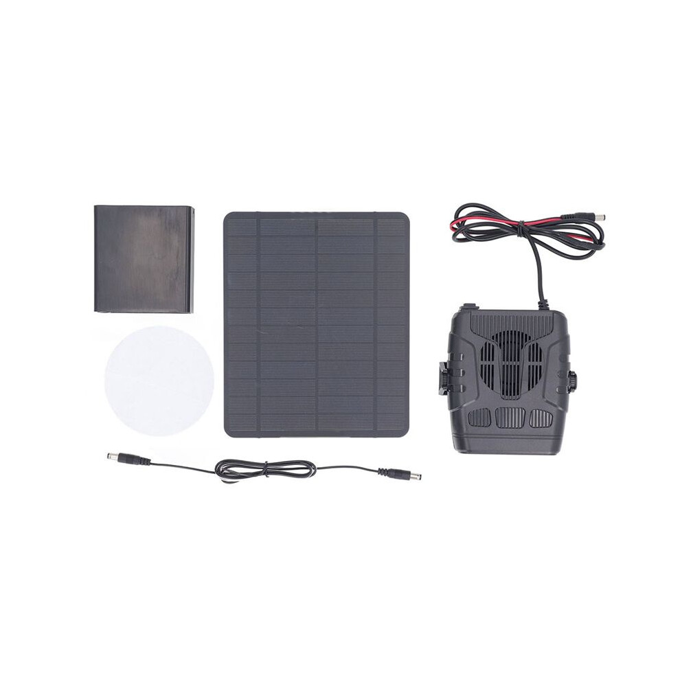Portable Solar Panel Heater 12V 20W - Outdoor Camping, Car, And Pet Warmer, Efficient Heating 4711642501997