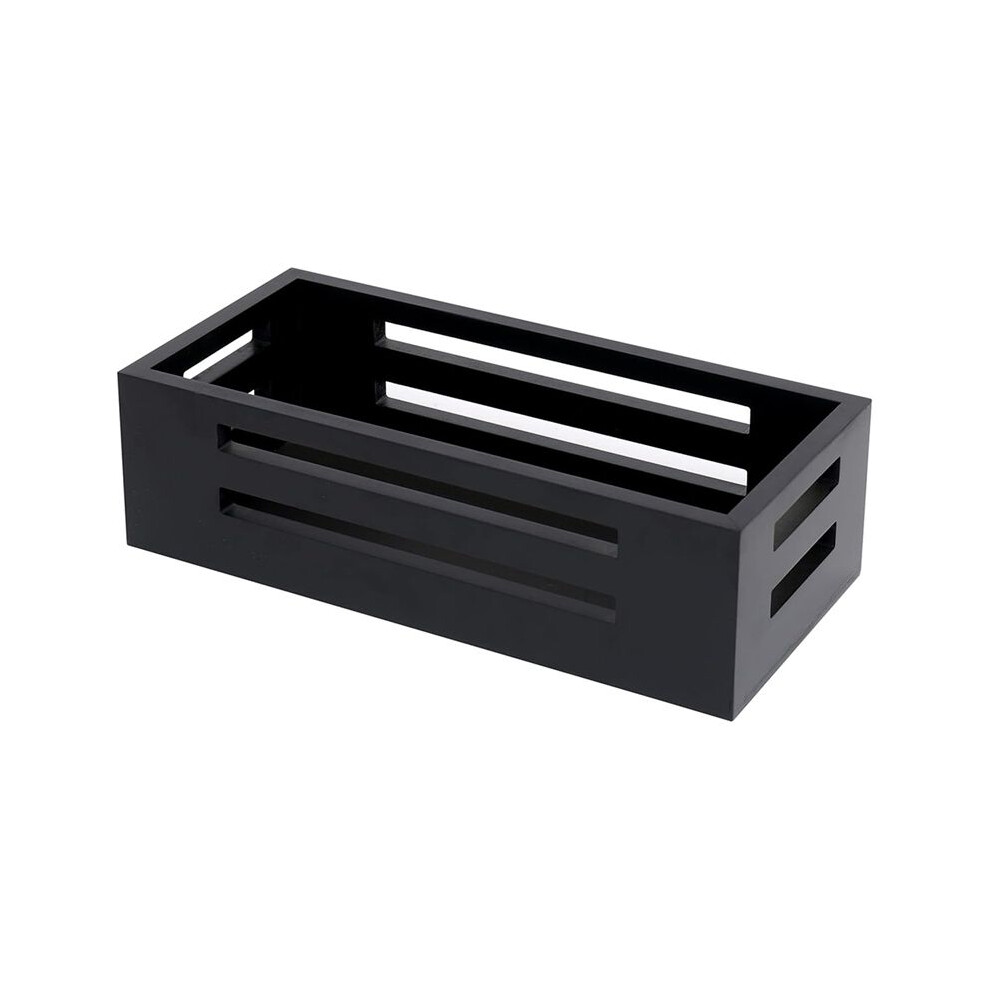 Black Decor Box Bathroom Toilet Tank Basket Topper,Wood Bathroom Baskets,Back Of Toilet Storage Basket 6032603772521