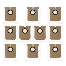 10 Pièces pour Conga Home EVE CC / Conga 10000 8090 Ultra 9090 AI / L50 L60 SES/Everybot Q5 / H9+ Sacs à Poussière
