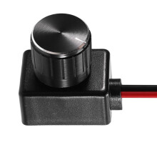Universal 12/24V Low-Volt PMM LED Dimmer  with Metal Knob for LED RV Lights Interior Ceiling Lights Vehicles Truck