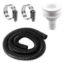 1-1/8-Inch Bilgepomp Slang Dia Loodgieterskit, Bilgepomp Installatiekit, Afvoeruitlaat Vervangende Hardware