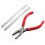 Guitar Fret Plier Wire Puller Luthier Tools Fret Nippers Tool Fret Wire Nippers Puller for Stringed Instruments Tool B 1