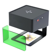 Gravador A Laser Portátil Faça Você Mesmo Máquina  Etiqueta de Cachorro Pintada Papel Couro Madeira Plástico Logotipo Máquina CNC Plugue